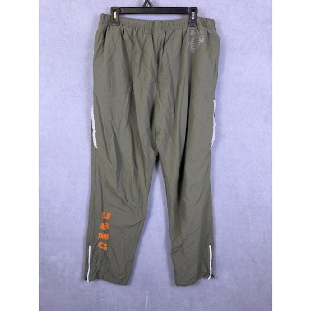 New Balance Mens Large Long USMC Marine Corps Pants Running Suit PT Vented